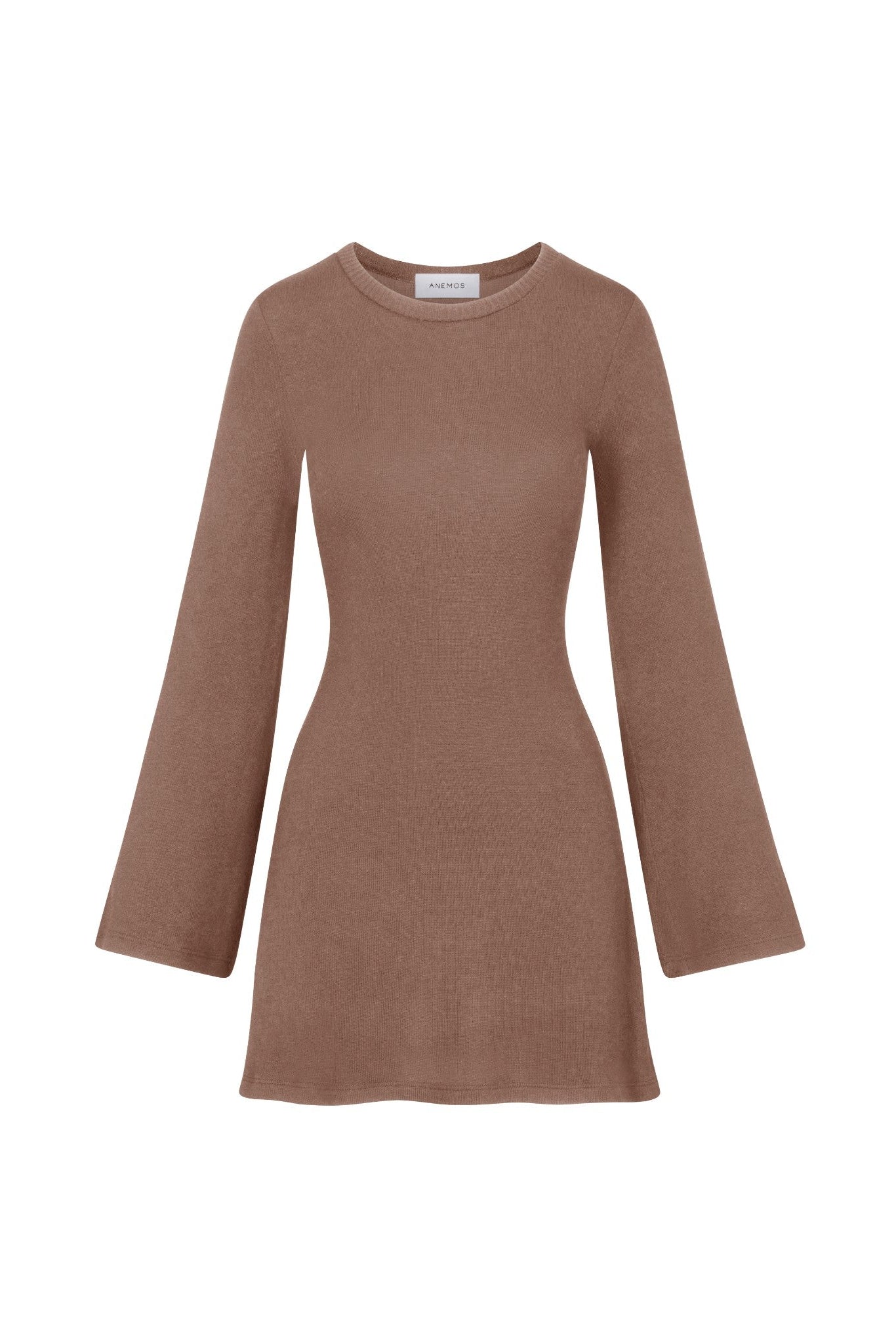 Bell Sleeve Mini Dress in Modal Knit