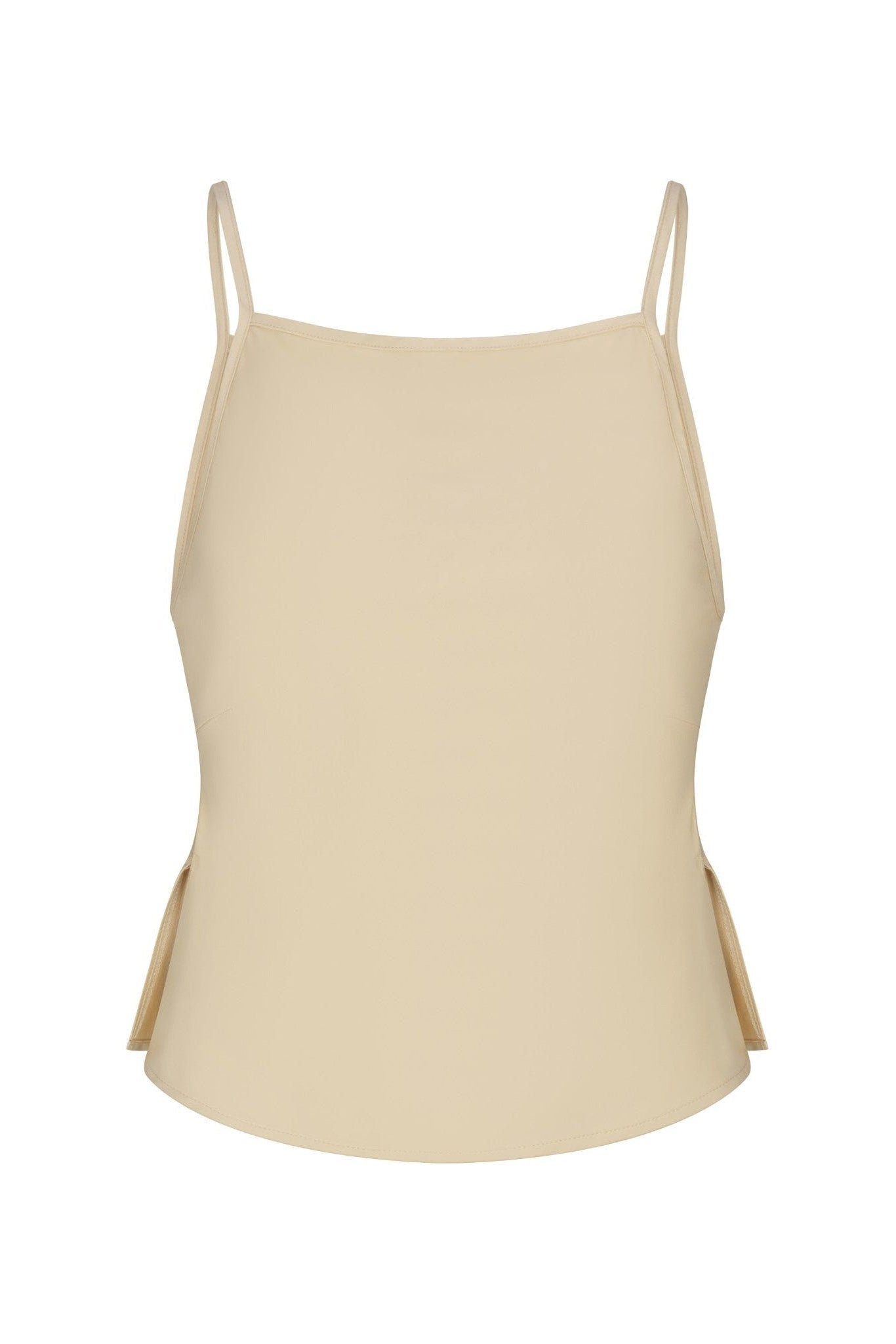 Giselle Bias-Cut Top in Fluid Stretch Sateen