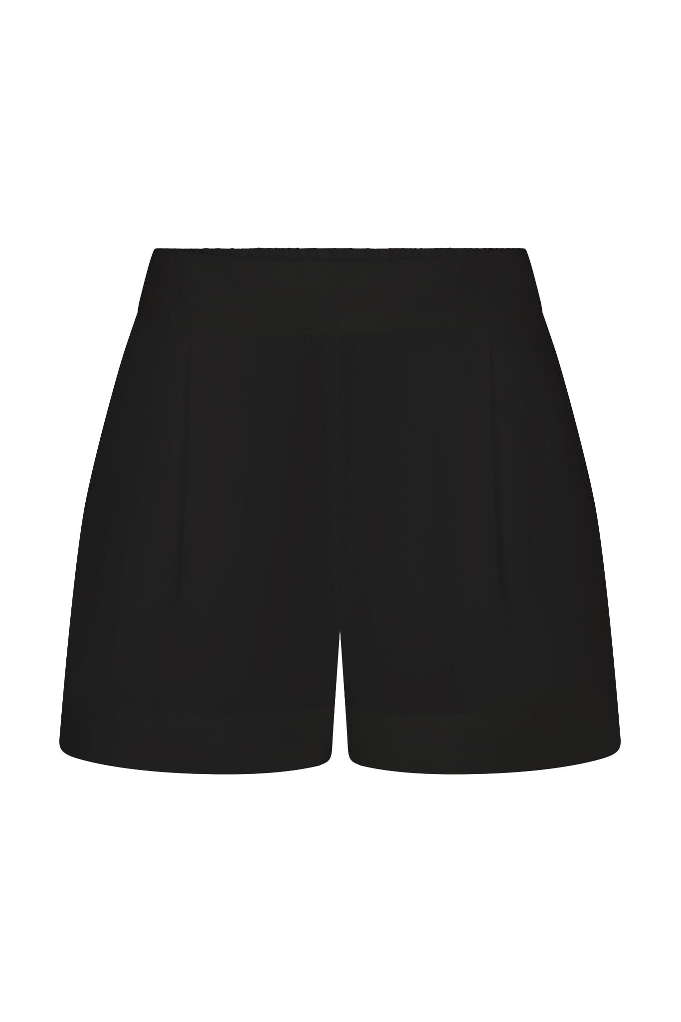 High-Waist Short Short in Stretch Cotton