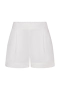 High-Waist Short Short in Stretch Cotton