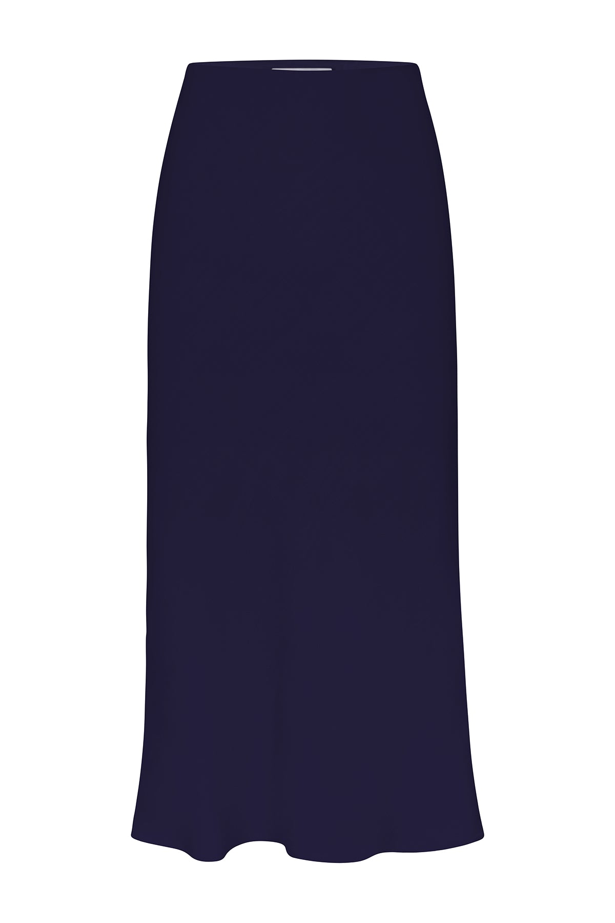 Rey Bias-Cut Skirt in Stretch Twill