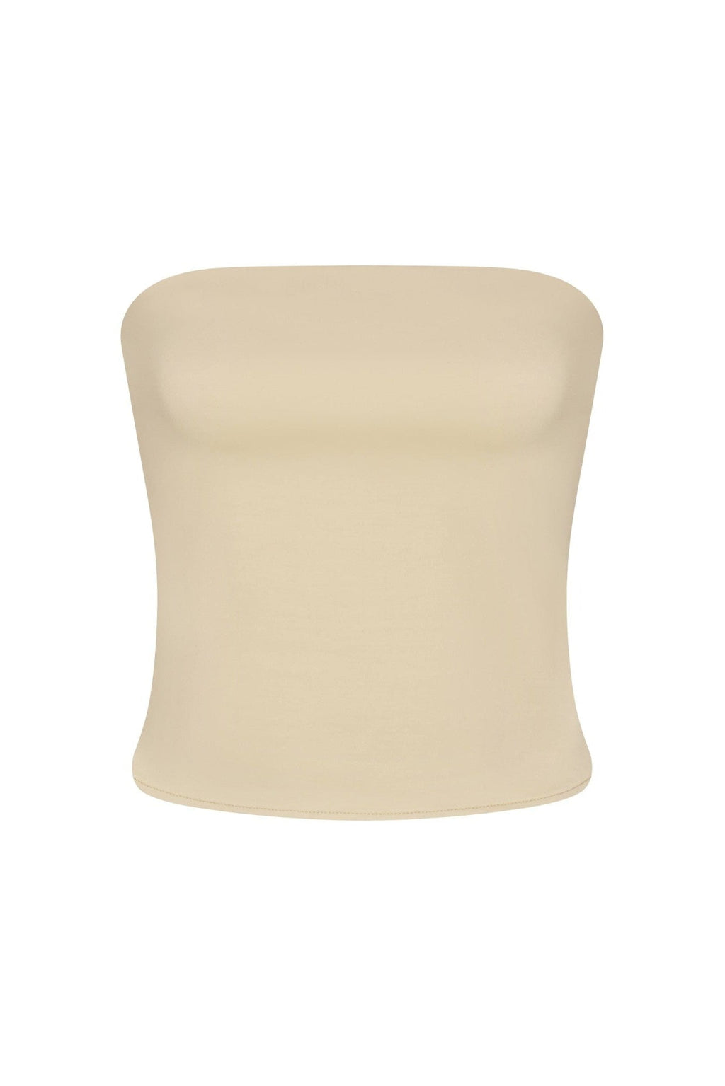 Ritts Strapless Top in Fluid Stretch Sateen